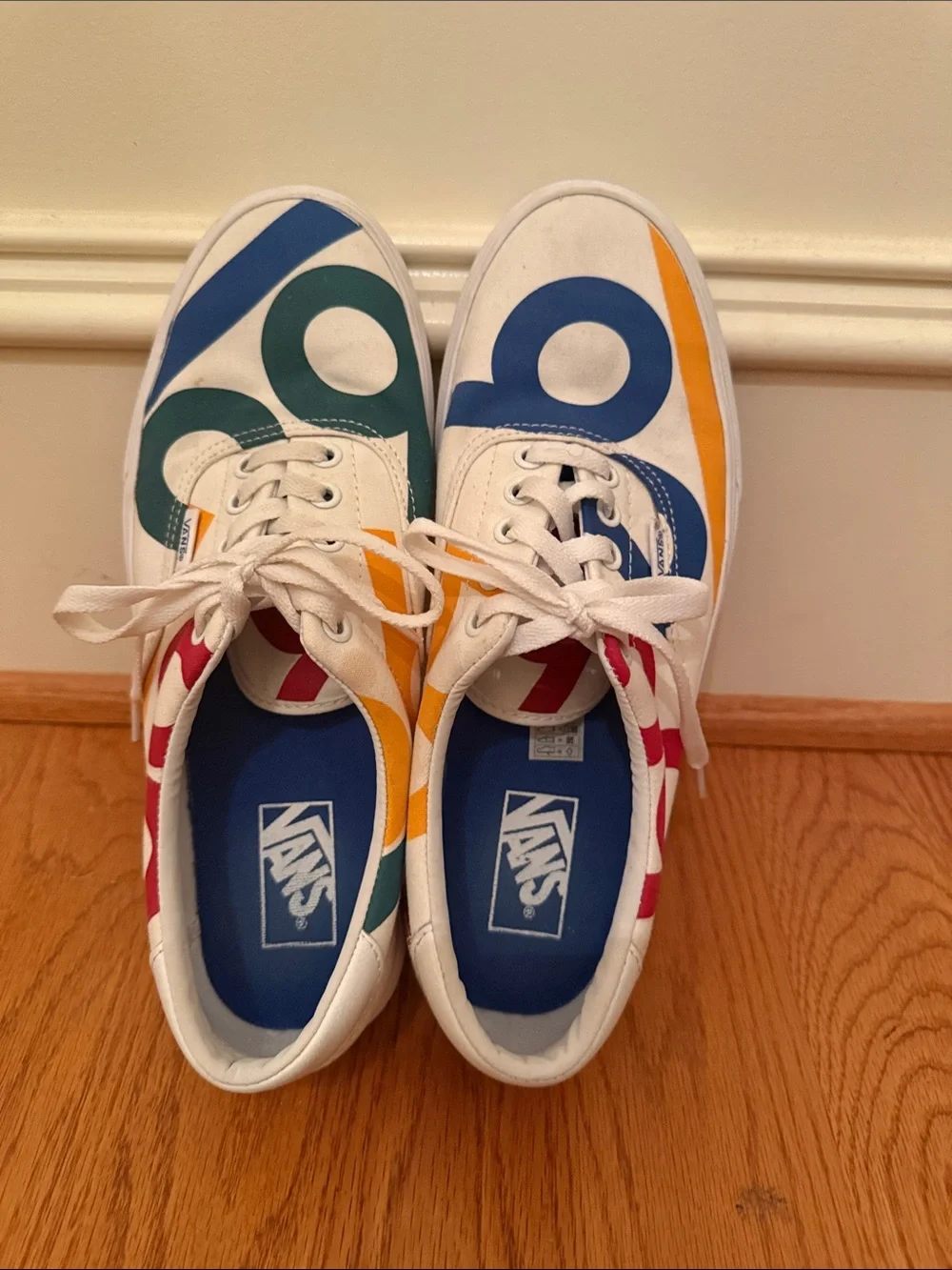 Vans Era 59 Deck Club‎ 66 White Multicolor Men's 9.5 / Women's 11
